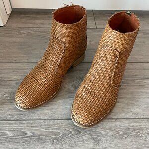 Leather boots